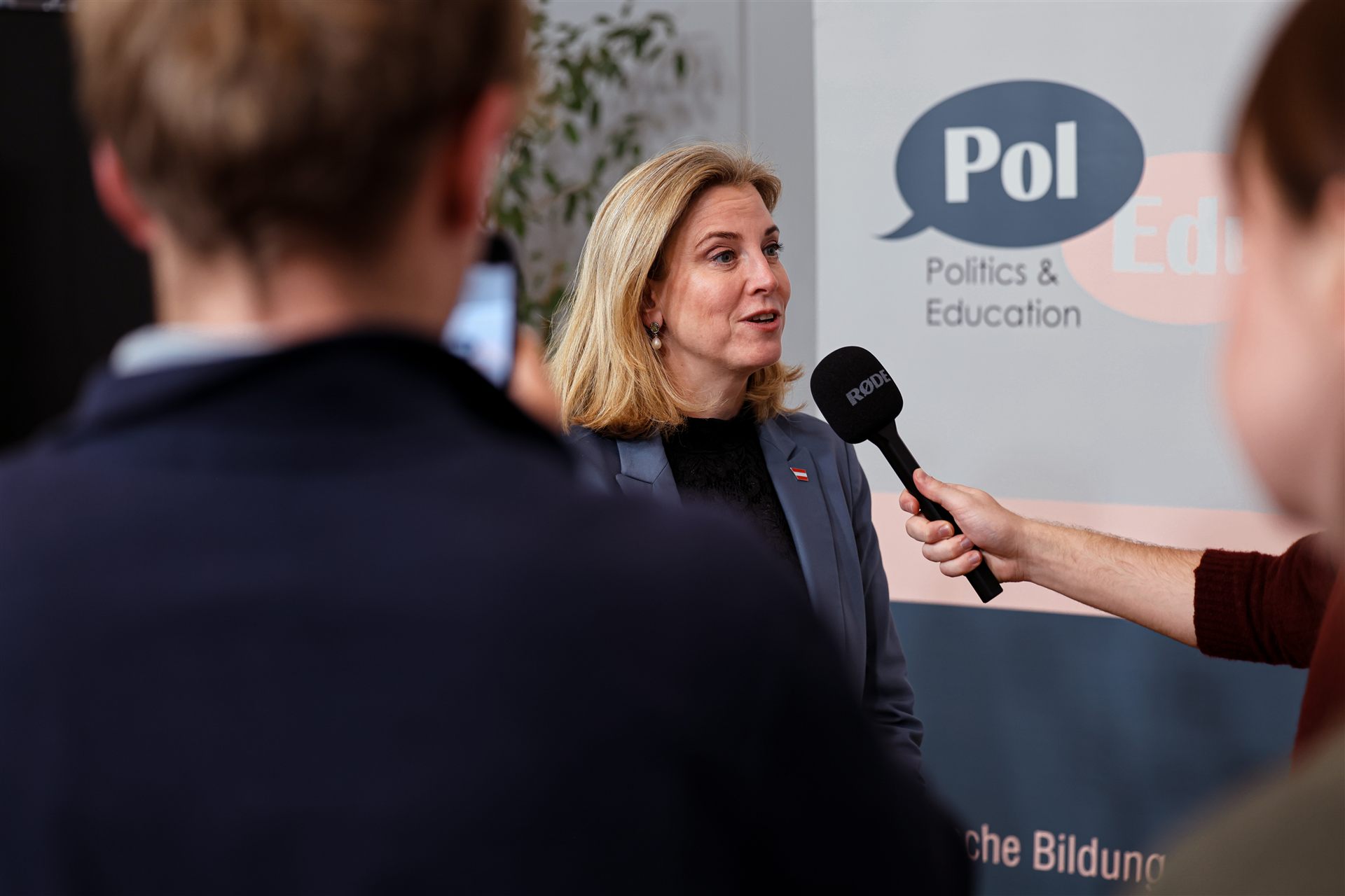 Beate Meinl-Reisinger bei PolEdu